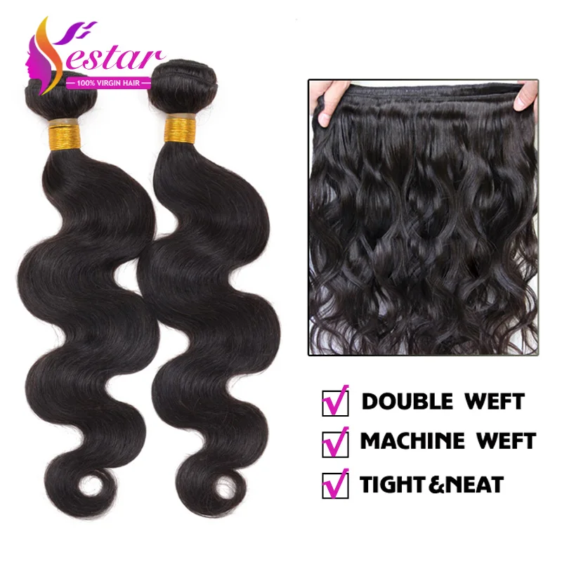 Soul Queen Продукт Волос Индийский Объемная Волна 3 Связки Необработанные 7А