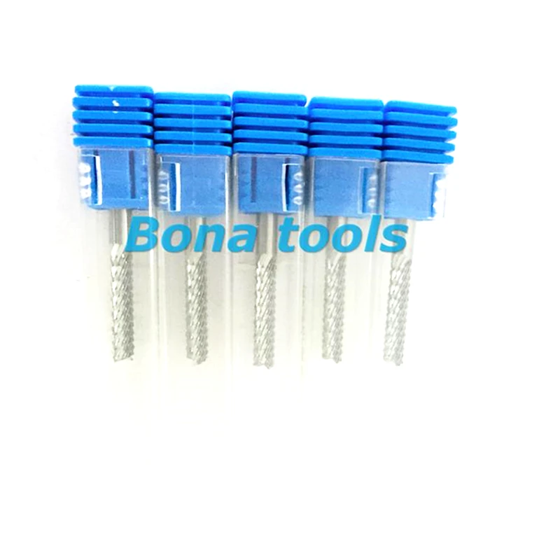 Твердое 4*22 мм кукурузное фрезерование CNC PCB Bit Tungsten карбидный резак печатные платы