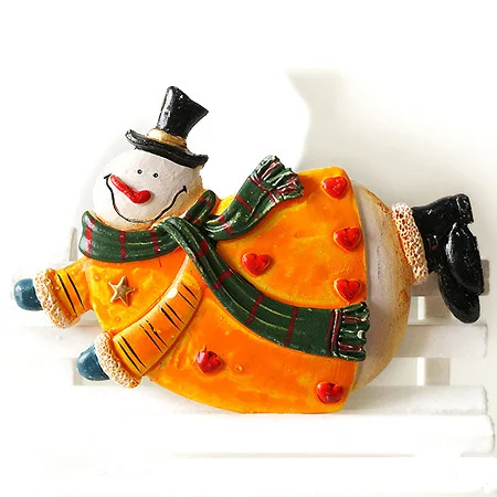 Snowman Fly B Большой Рождественский Сант Клаус магниты на холодильник Белая Доска стикер магниты на холодильник свадебное украшение Любовь подарки украшение дома - Цвет: Snowman Fly B
