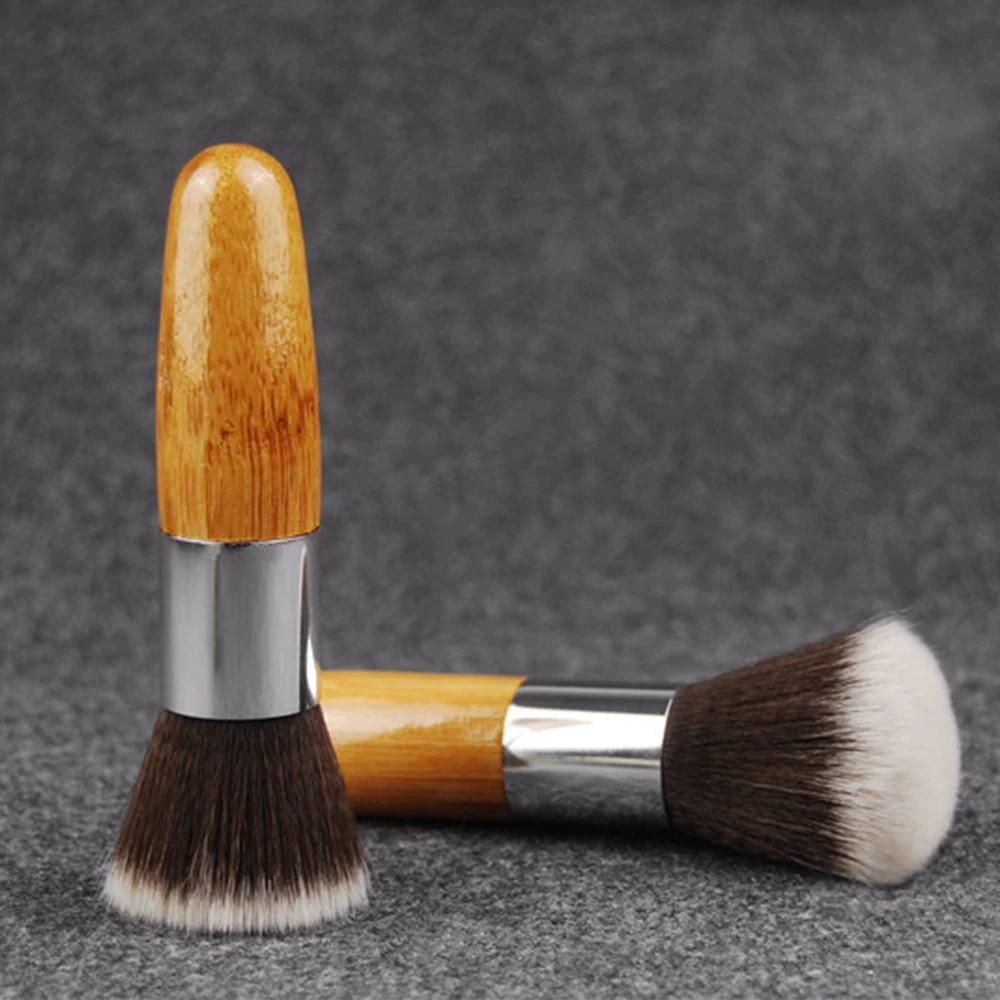 12/11/6pcs Bamboo Kabuki Brushes Makeup Brush Set for Eyeshadow Maquiagem Foundation Kit with Cloth Bag Pincel | Красота и здоровье