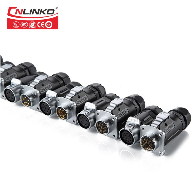 Cnlinko LP 20 3Pin мм Мужской Женский круговой авиационный разъем Панель крепление
