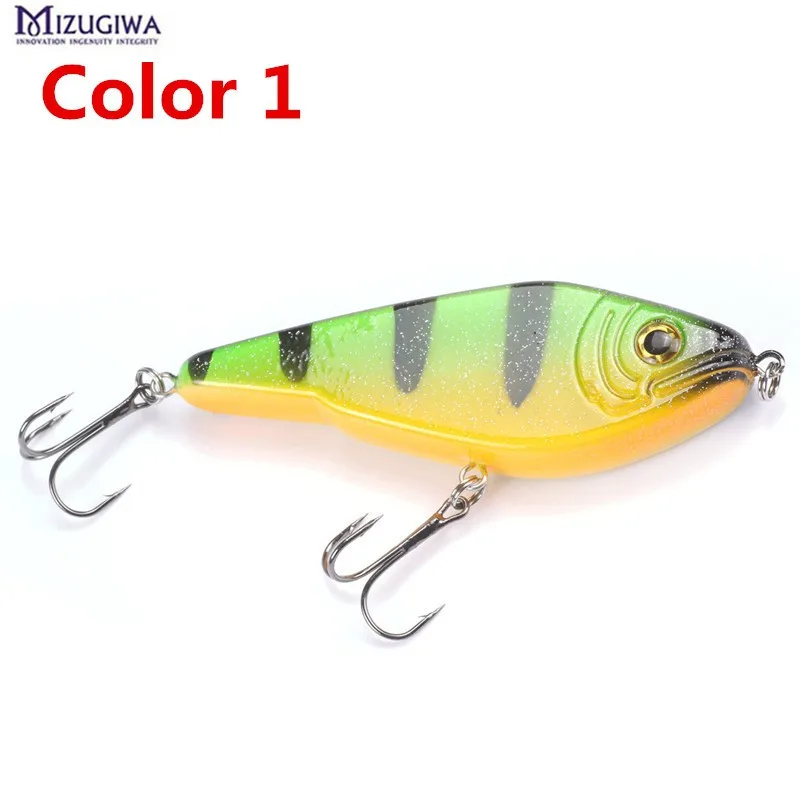 

1PC Mizugiwa Pike Jerkbait Musky Fishing Lure 120mm 50g Lundberg Stalker Jerk bait MUSKIE PIKE BASS Lure Bait pesca leurre peche