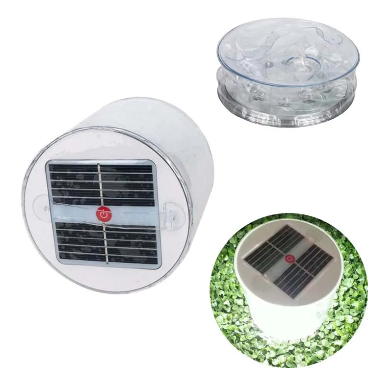 Solar Energy Inflatable LED Light Camping USB Charging Folding Outdoor Waterproof Cell Phone | Освещение