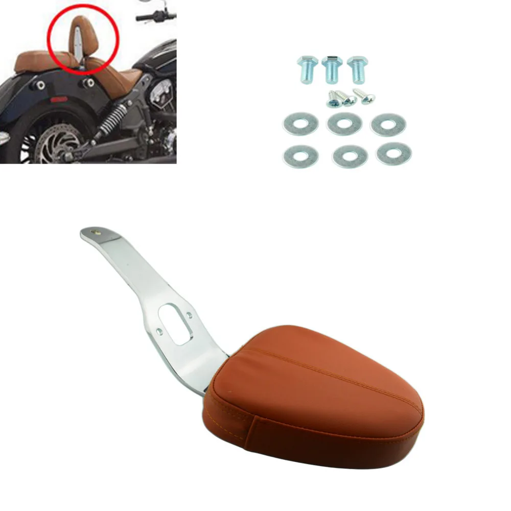 Мотоцикл Кафе Racer сиденье спинка водителя спинка Поддержка Pad для индийского скаута- Scout Sixty