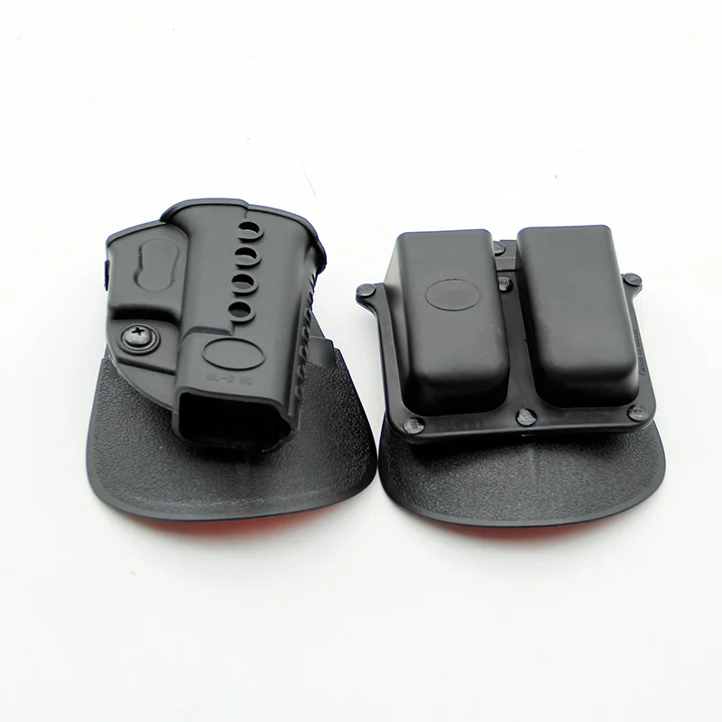 Полицейский армейский Военный Набор тактики RH Paddle 6900 Glock 17 19 с двойной кобурой для