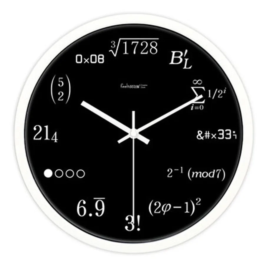 Бесшумные настенные часы с современным дизайном механическим механизмом