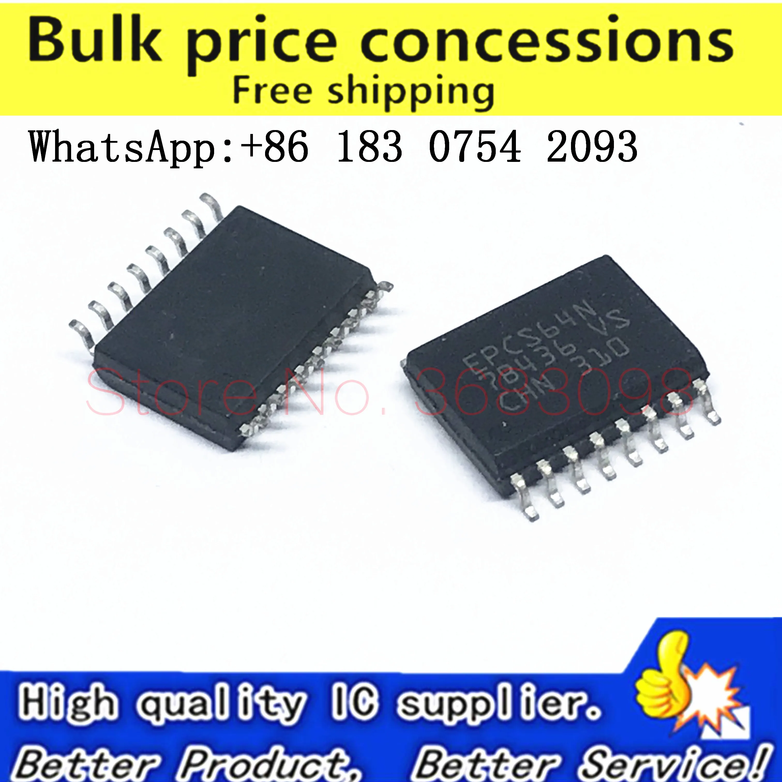 

Free Shipping 10pcs/lot EPCS64SI16N EPCS64N EPCS64 SOP16 In Stock