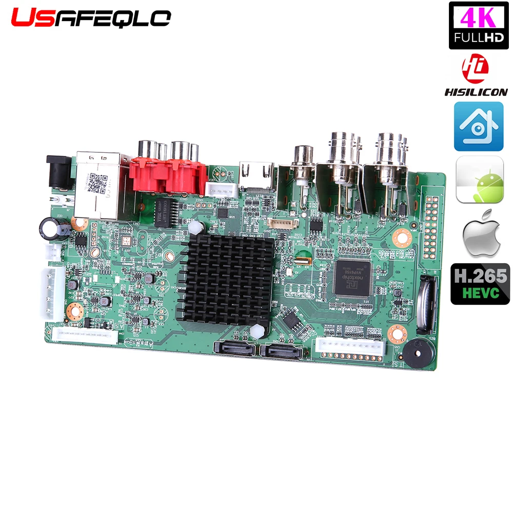 Камера видеонаблюдения 5 в 1 AHD 4K DVR NVR XVR 4Ch МП гибридный видеорегистратор Onvif Coxial