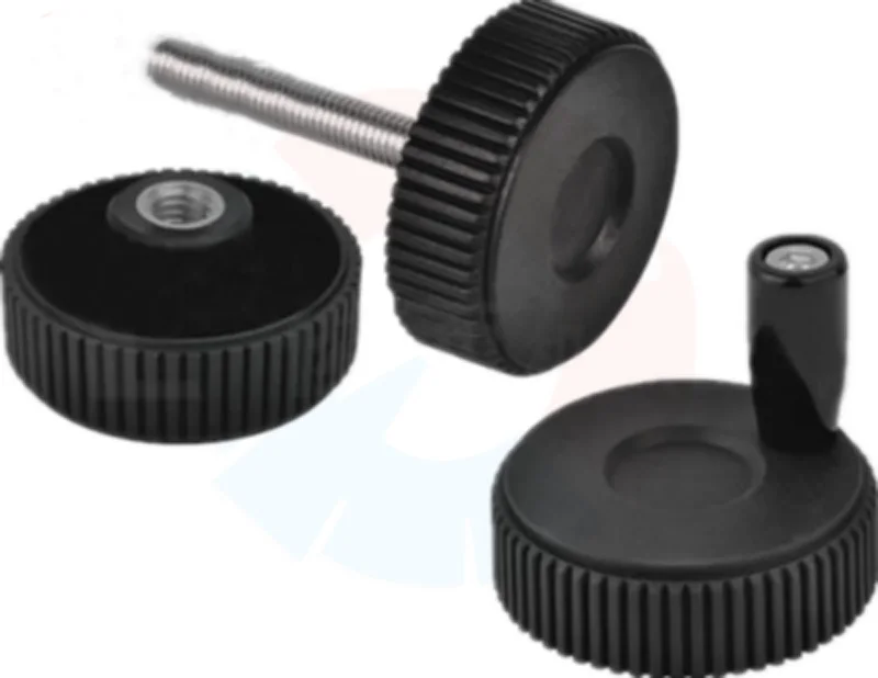 

2Pcs M8 Stainless steel Large Diameter 40mm OD Ditch surface Knob Round head Hand Screws Netting Grip handle bolt 10mm-45mm L