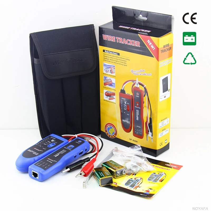 NOYAFA NF 806 RJ45 RJ11 провода проверить Сети Кабельный тестер непрерывности map Lan кабели