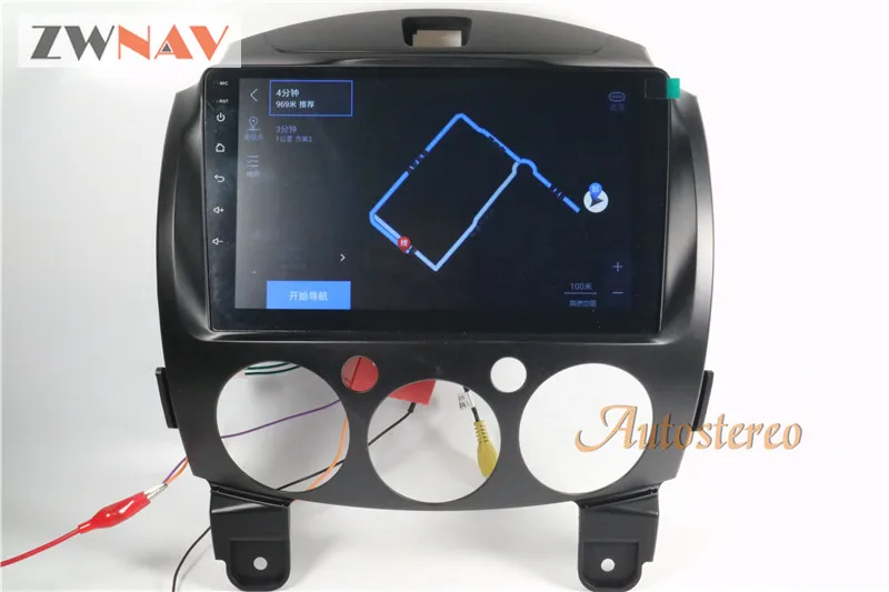 ZWNAV Android 6,0 ram 2GB Автомобильный gps Радио экран без dvd-плеера для Mazda 2 2007- головное устройство Мультимедиа gps навигация