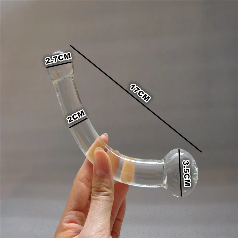 Стеклянная секс-игрушка для женщин хрустальные Двухсторонние Фаллоимитаторы