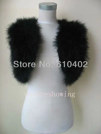 Женский жилет из натурального страусиного меха с кружевом|real ostrich|ostrich feather furfur real