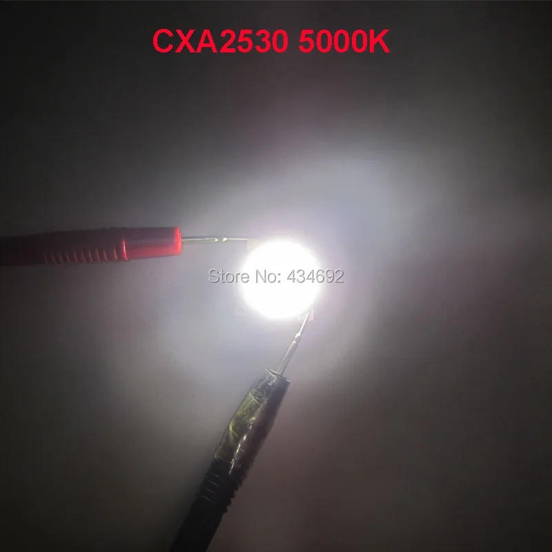 65 Вт Cree CXA2530 CXA 2530 COB Светодиодная лампа 5000K 4000K 3000K 2700K 75CRI 80CRI 90CRI 95CRI 36-42V 1600MA светодиодные светильники