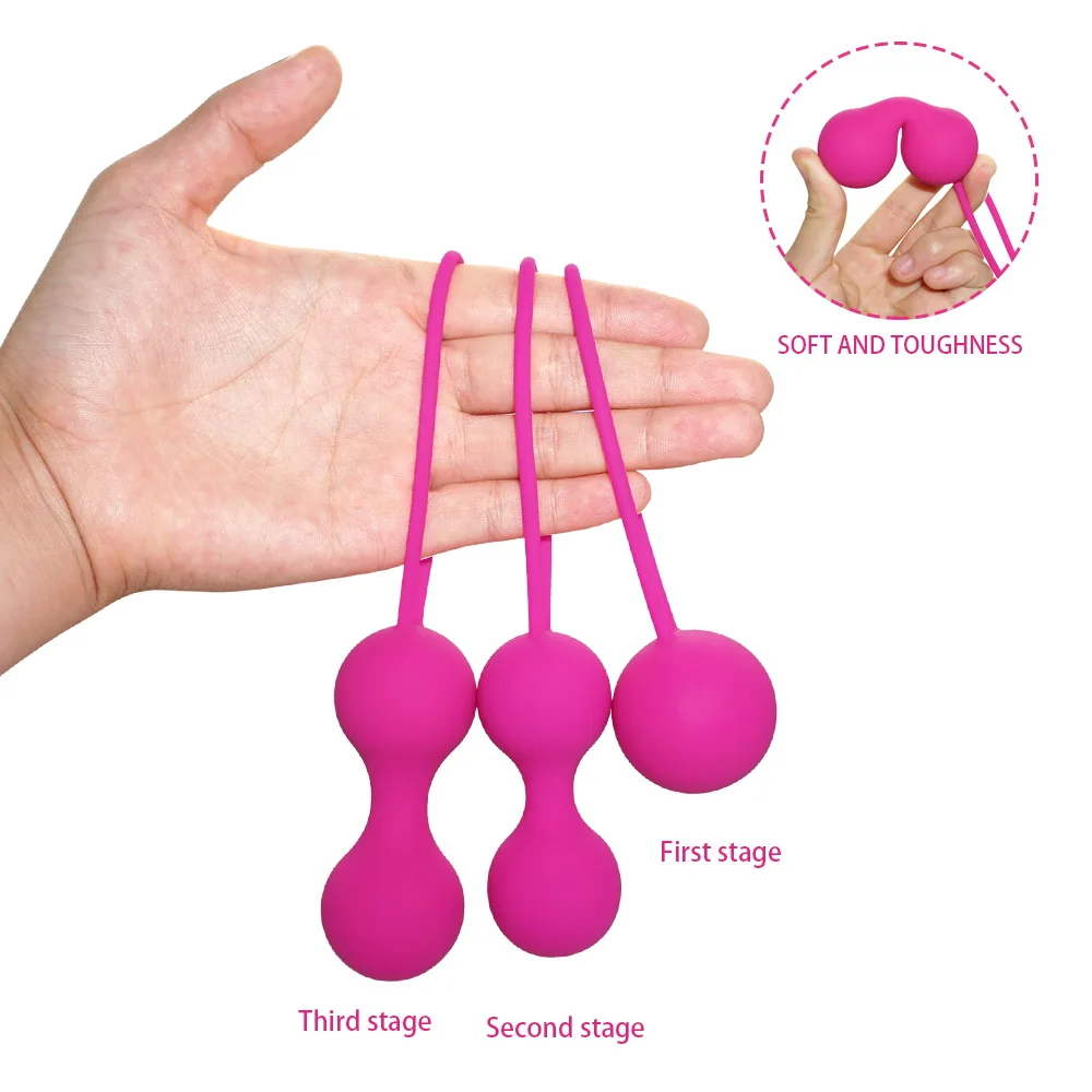 Vaginal Balls Trainer Sex Toys Silicone Ben Wa Vagina Tightening Exerciser Vibrator Ball Women Adult toy | Красота и здоровье