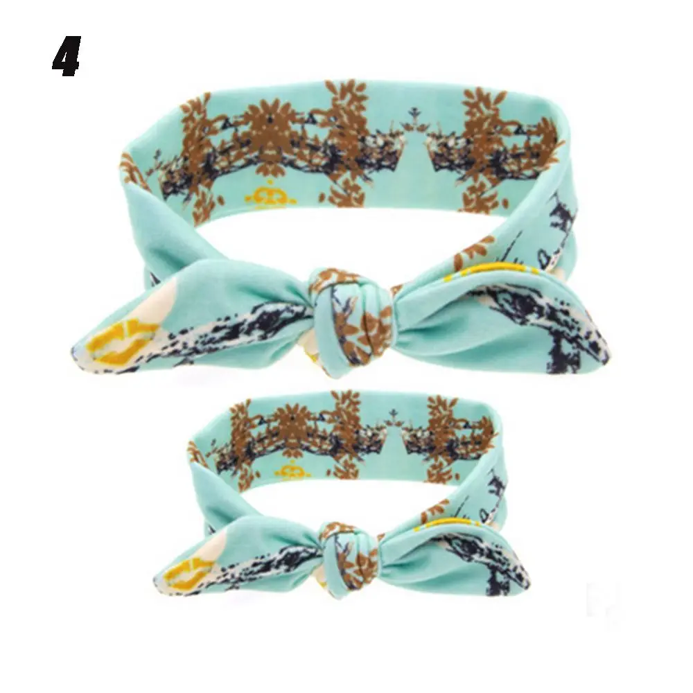 2 шт./компл. повязка на голову с бантом для мамы матери и дочери детей маленьких