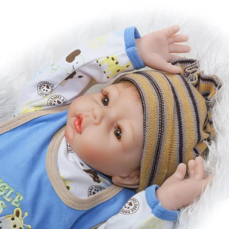 22&quotSilicone Reborn handmade Dolls DOLLMAI lifelike fashion design real touch boy bebe Kids birthday gift Xmas presents for sale | Игрушки