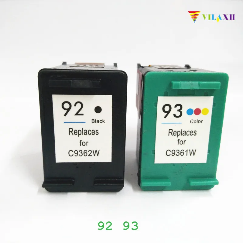 Совместимый сменный чернильный картридж vilaxh 92 93 для принтера HP Photosmart C3180 C3100 Deskjet