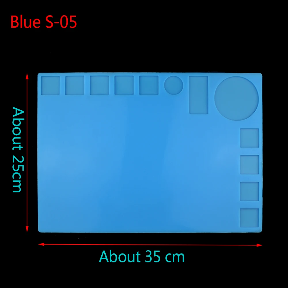 

Insulation Pad Heat-Resistant Soldering Station Silicon Soldering Mat Work Pad Desk Platform for BGA Soldering Repair Station