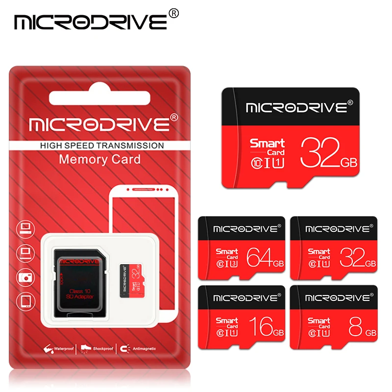 Карта памяти MicroDrive 32 Гб 16 Гб micro sd 64 Гб 128 ГБ flash micro sd карта полной емкости Cartao De Memoia tf карта
