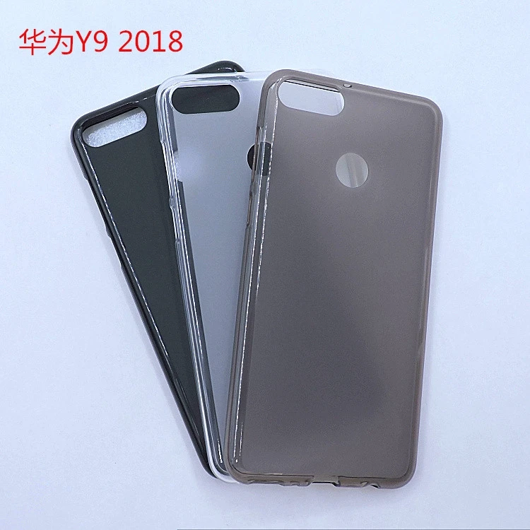 Для Huawei Y9 2018 чехол из силикагеля для мобильного телефона чехлы Y92018 ТПУ Мягкая