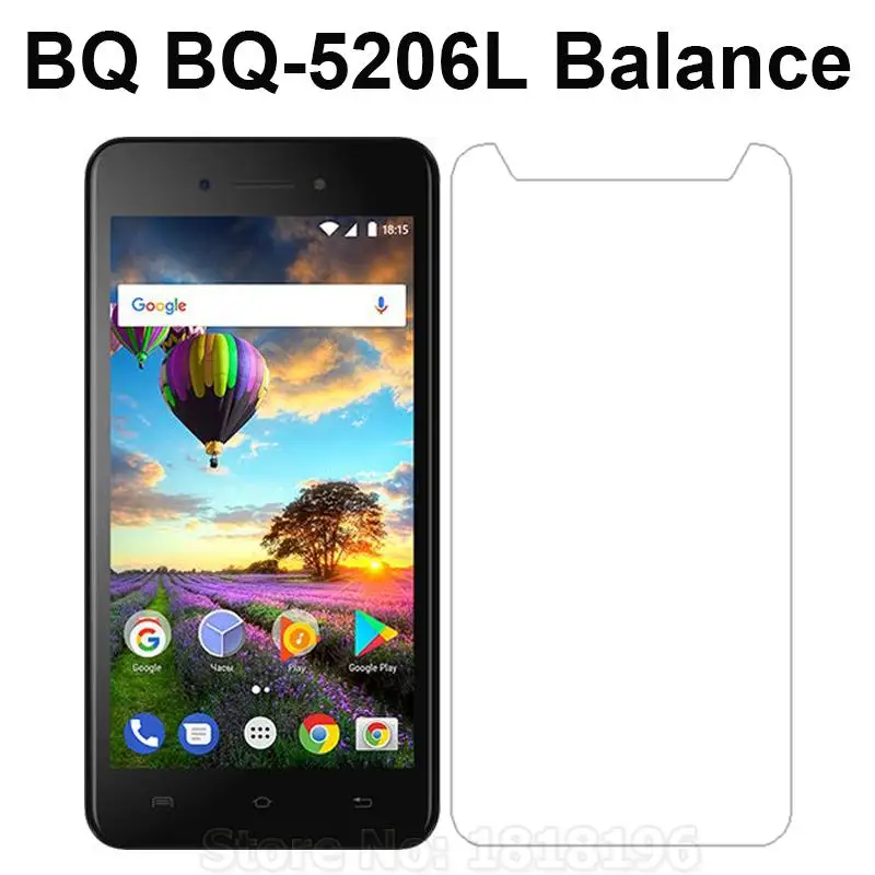 Закаленное стекло для BQ 5206L Balance 9H Взрывозащищенная защитная пленка смартфонов