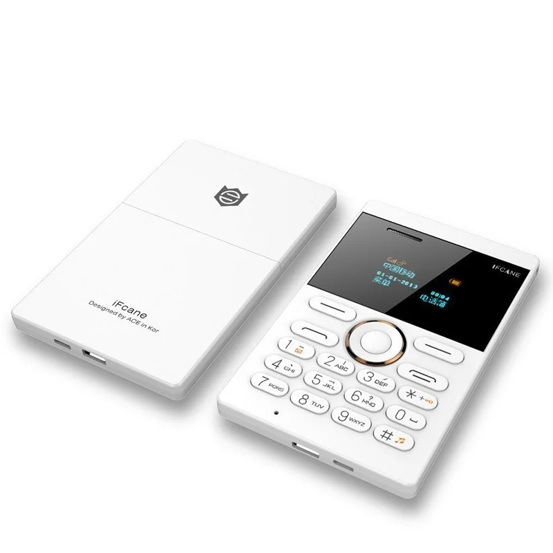New2014 iFcane E1 1 inch Мини Сотовый Телефон Карты Студенческая Версия LED высокий Ясный