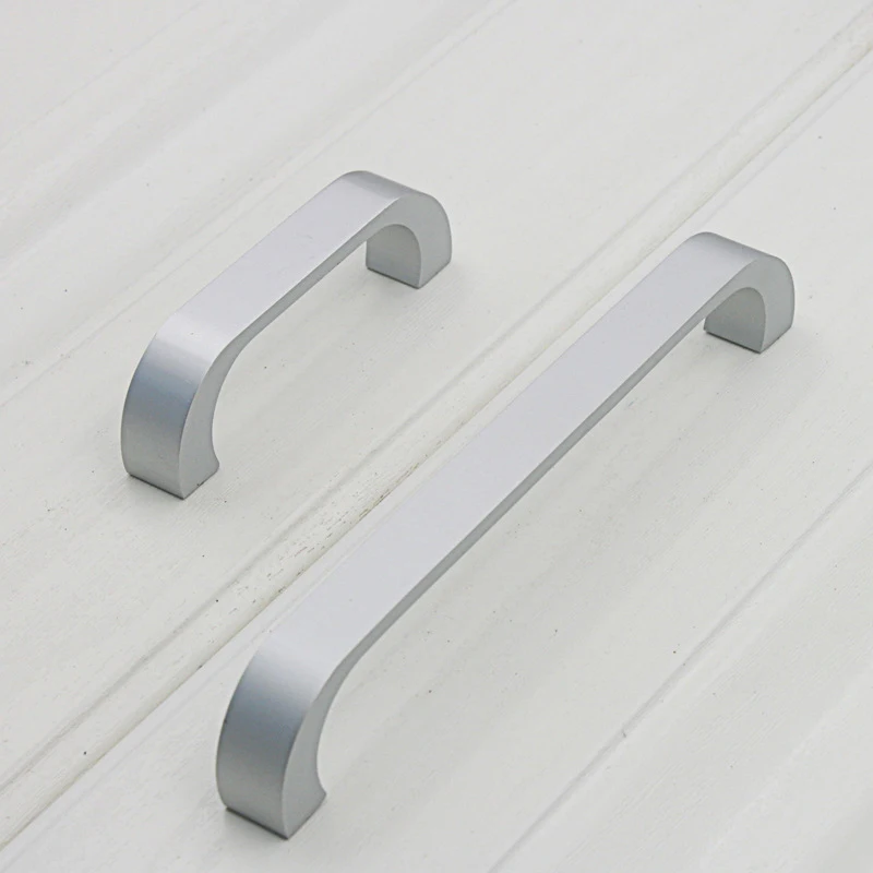 Алюминиевая длинная ручка мебельный Шкаф дверца ручки для спальни комод