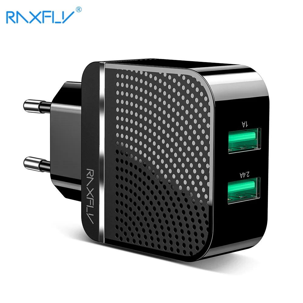 Зарядное устройство RAXFLY USB для iPhone X XR 8 7 iPad быстрая настенная зарядка с