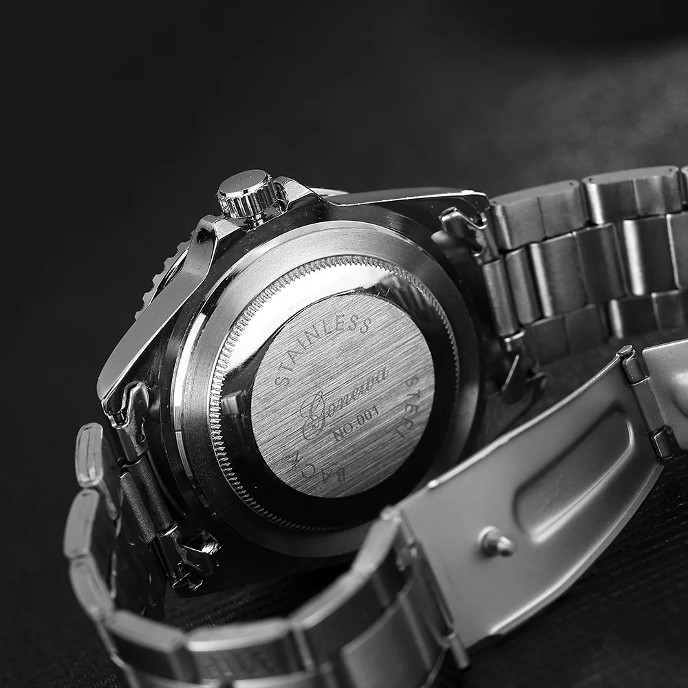 

Wholesale Men Fashion Military Stainless Steel Date Sport Quartz Analog Wrist Watch