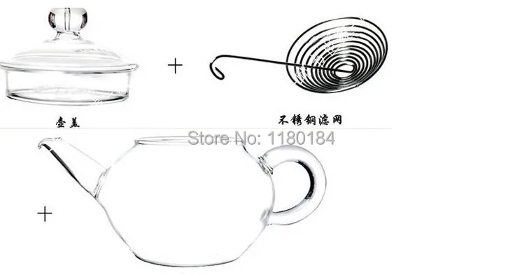 1 шт. 250 мл кунг фу стеклянный чайник шампанское пиво Вино Чай и вода высокого