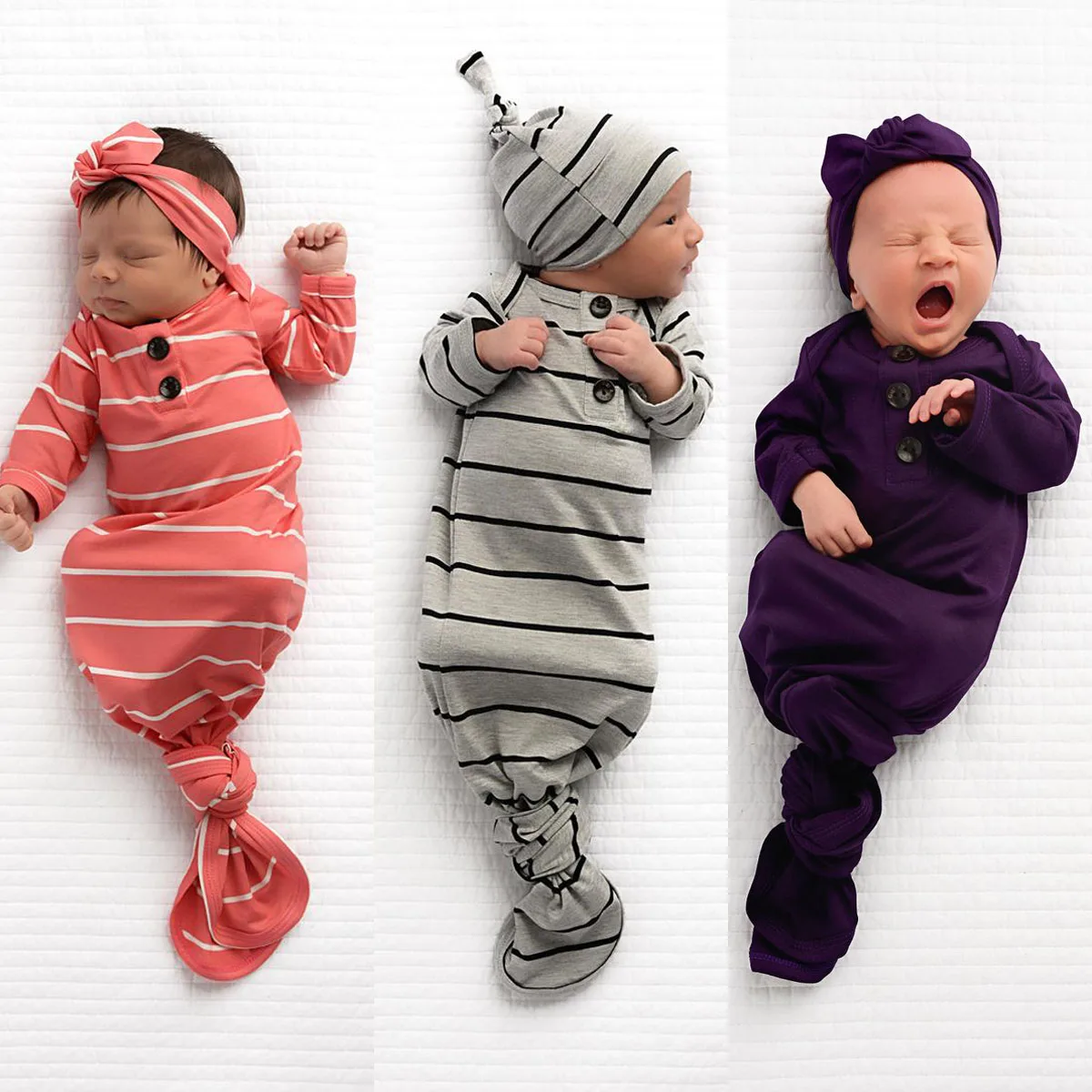 Pudcoco Newborn Baby Sleeping Bag Blanket Swaddle Wrap Bedding Clothes Hat Outfit | Мать и ребенок