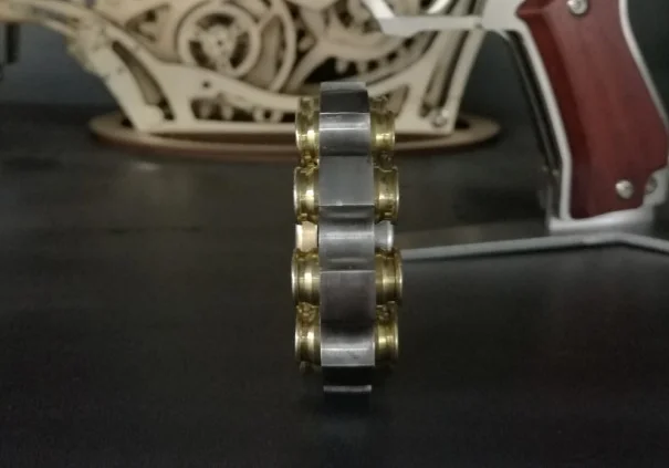 handmade Fingertip gyroscope left wheel finger gyro creative metal model science educational equipment | Канцтовары для офиса и