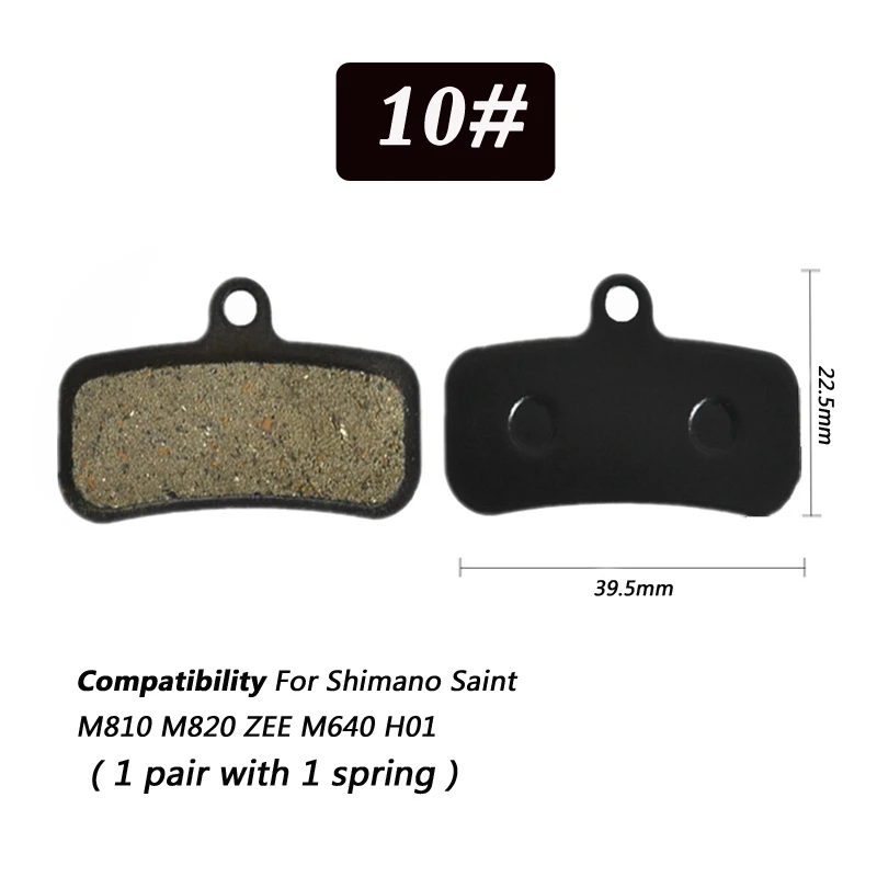 4 пары дисковый тормоз горного велосипеда колодки для Shimano Saint M810 M820 ZEE M640 H01