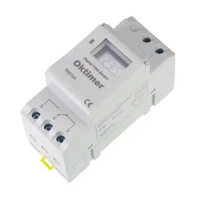 Din Rail Цифровой Программируемый таймер 12 В 16A реле времени | Обустройство дома