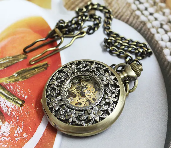 Женские карманные часы редкие бронзовые бесплатная доставка|watch with usb storage|necklace