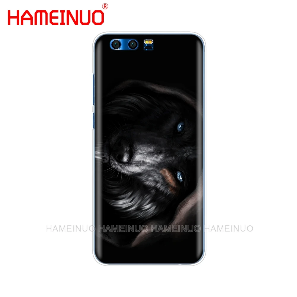 HAMEINUO чехол для телефона с изображением темного Ночного Волка Huawei Honor 10 V10 4A 5A 6A 7A 6C
