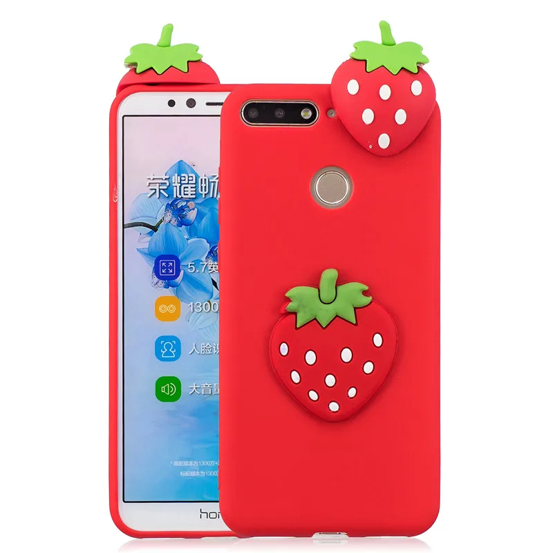 G 3D Милый Панда Единорог кактус силиконовый чехол для телефона на Fundas для huawei Honor 7A Pro/Y6 Prime чехол для женщин и детей - Цвет: G