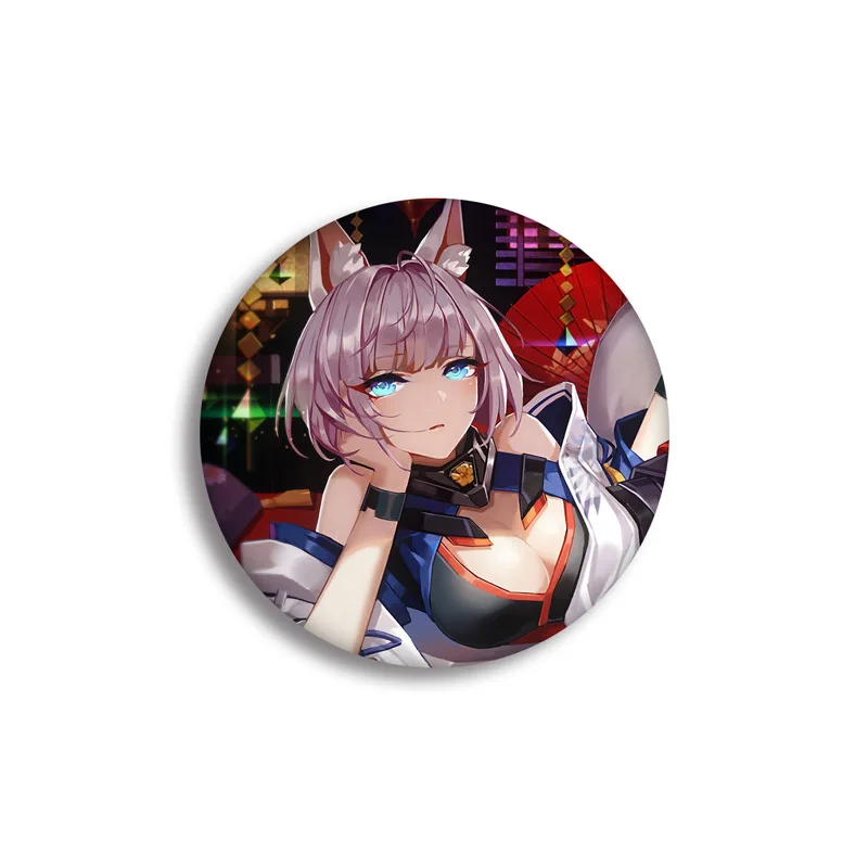 Игра Azur Lane значок косплея японский мультфильм Рисунок Модель брошь на застежке