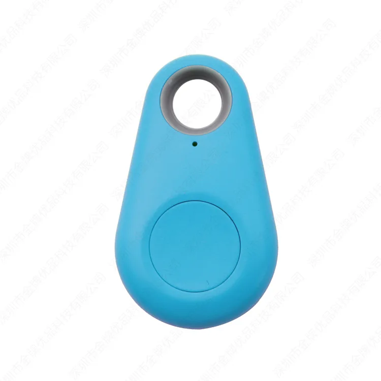 Мини Bluetooth gps водослива локатор Портативный Анти-потеря ключ искатель Pet трекер двухсторонняя сигнализация противоугонное устройство - Цвет: Небесно-голубой