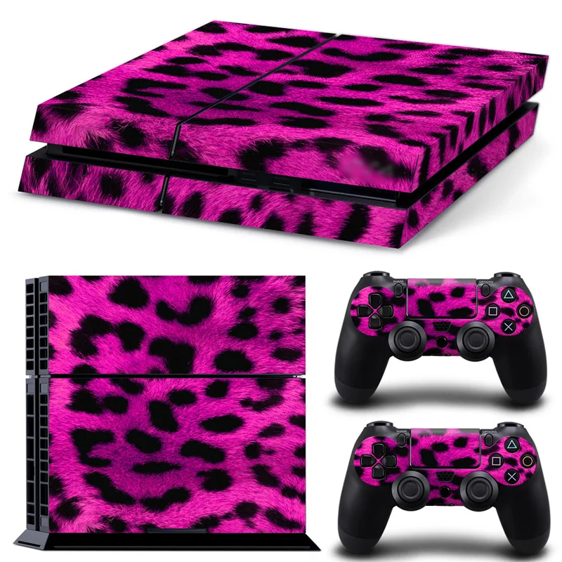 Мультяшные наклейки для PS4 Обложка консоли PlayStation 4 + 2 чехла контроллеров 200