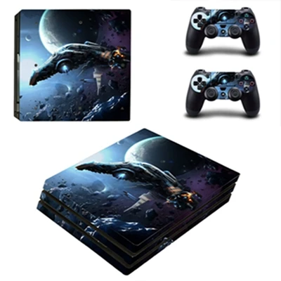 YSP4P-2888 Звездное концертная вывеска для Playstation 4 PS4 PRO консоли и игровой контроллер виниловая наклейка Play Station 4 Pro Защитная крышка - Цвет: YSP4P-2888