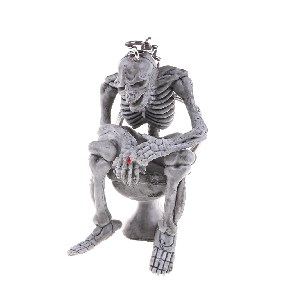 1 шт. резиновый брелок для ключей в виде черепа|Брелоки| |