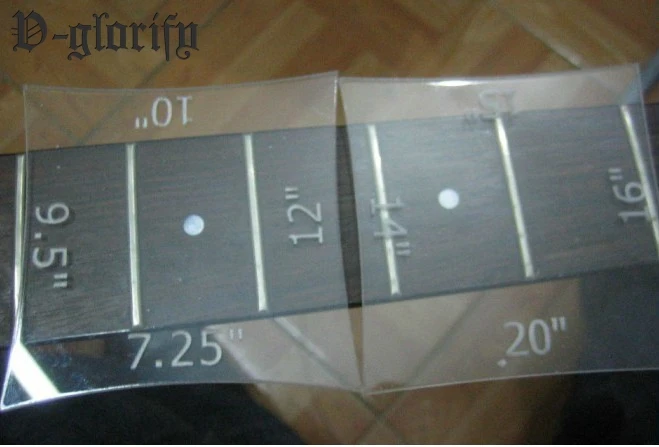

fret Radius Gauges Acrylic ruler 2mm thickness for guitar