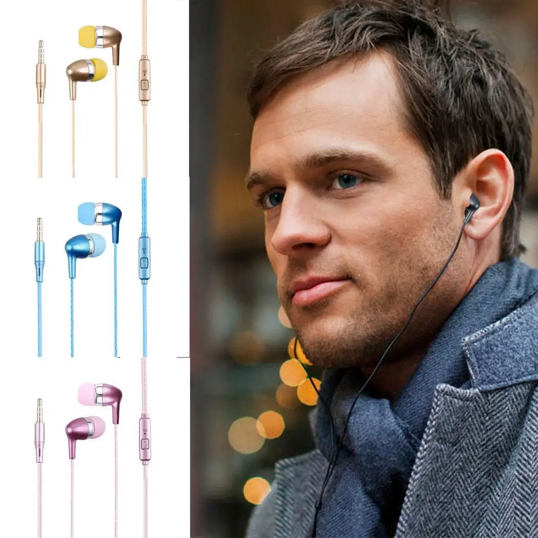 Проводные наушники вкладыши с резьбой для духов бинауральные музыкальные