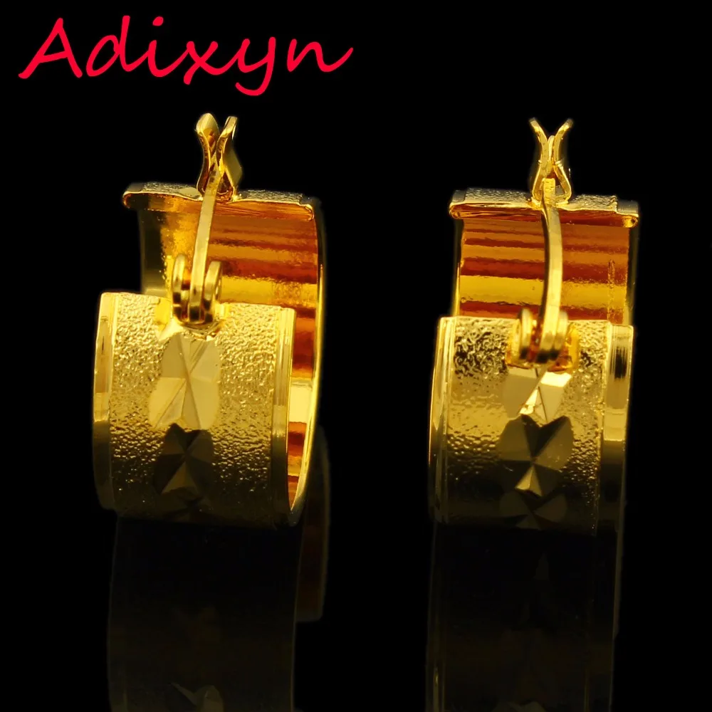 Новые модные золотые серьги для женщин и девушек ювелирные изделия в африканском