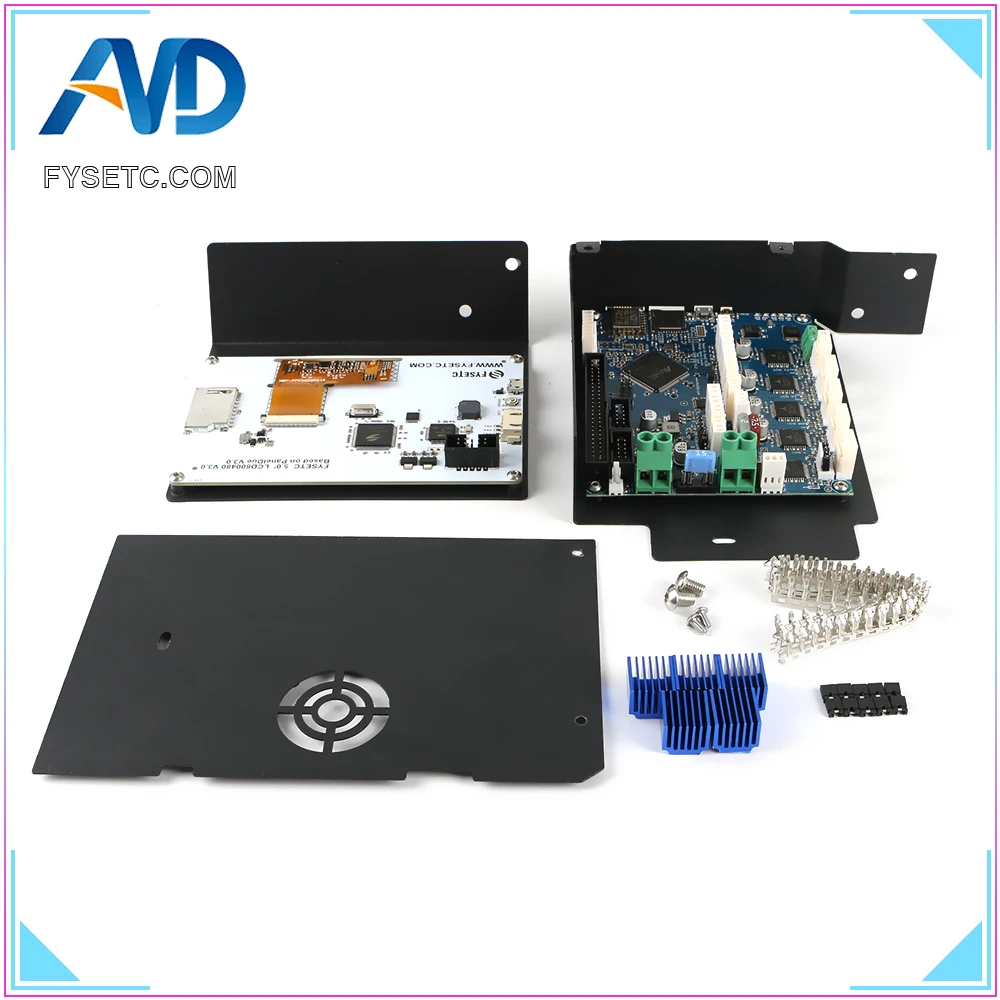 

Duet 2 Wi-Fi v1.04 32 бит доска Duetwifi + 5i сенсорный Экран контроллер чехол для ender-3