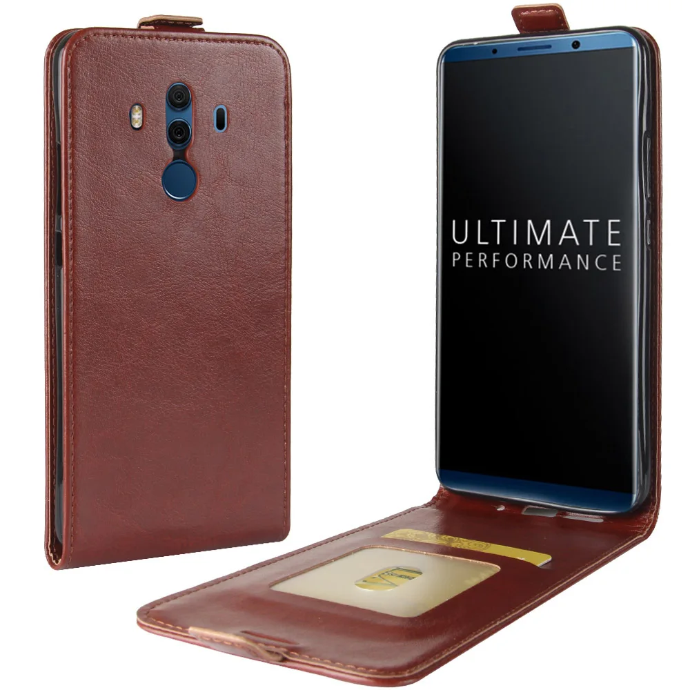 Чехол-книжка из искусственной кожи и ТПУ для Huawei Honor V10 / 7X Mate 10 Pro Lite Y6 2017 30 шт./лот R64