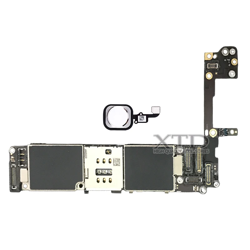 For iPhone 6s Motherboard With Touch ID Original Unlocked Logic Boards For iPhone6s Mainboard 4.7 inch 16g/64g/128g
