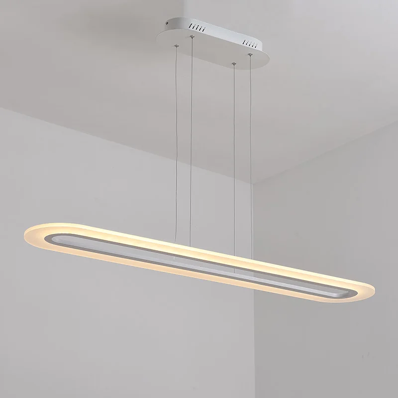 Черный/белый минимализм современный светодиодный подвесной светильник s